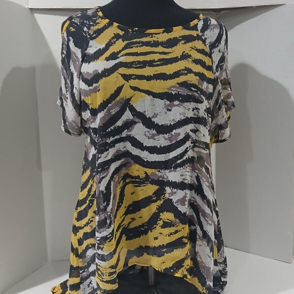 Forever 21 women's top sheer blouse size S/P. - Picture 9 of 12